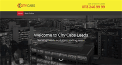 Desktop Screenshot of citycabsleeds.co.uk